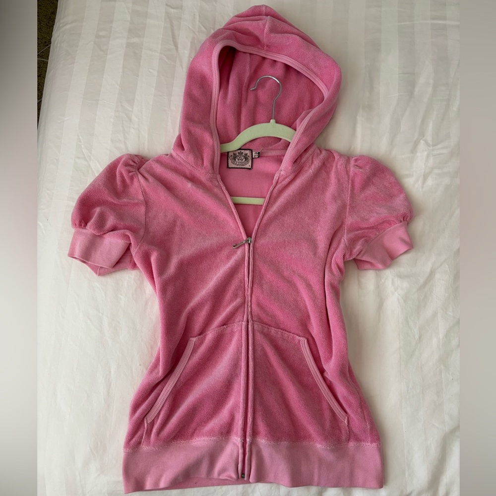 Pink Juicy Couture Velour top